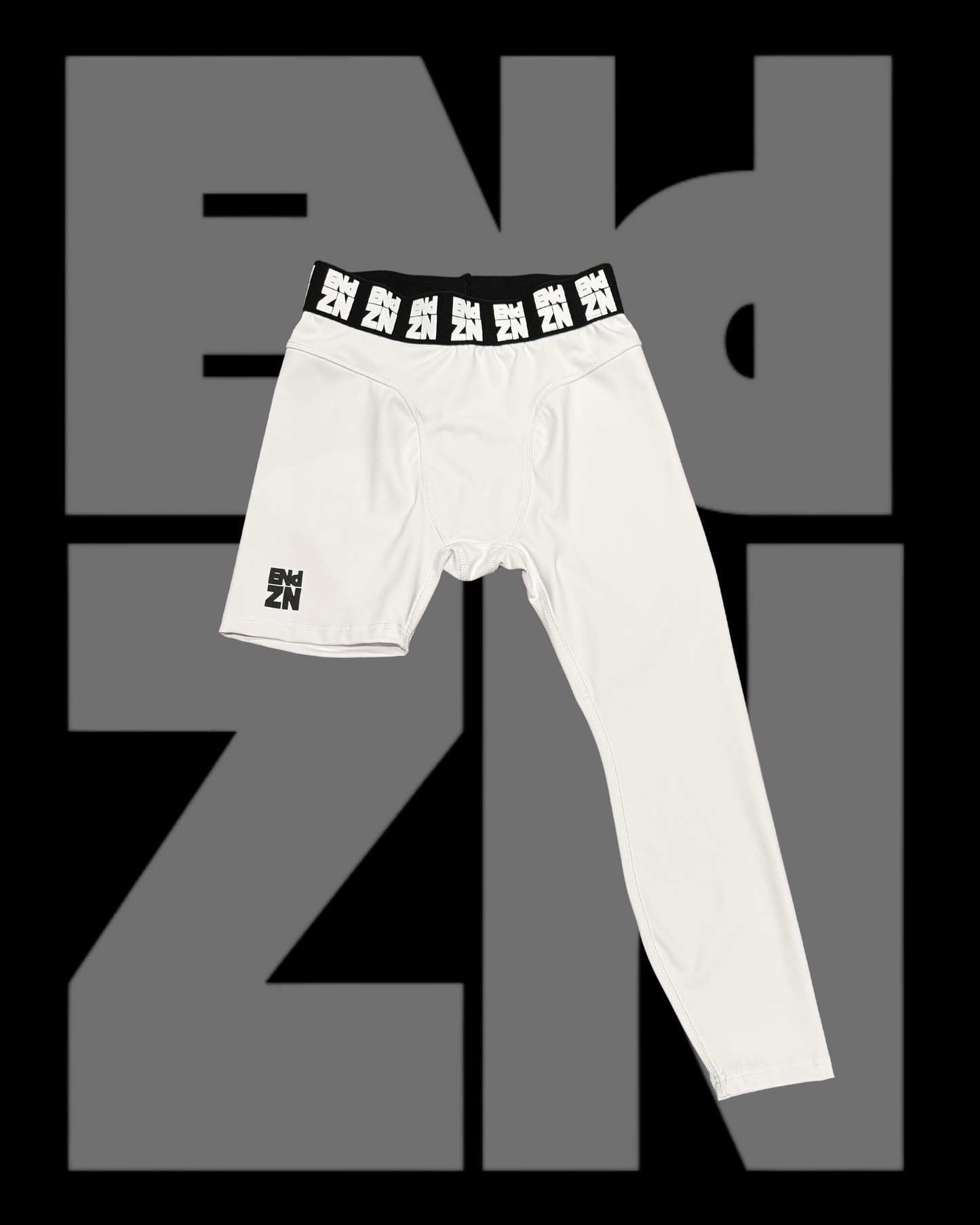 Single Leg Tights - White