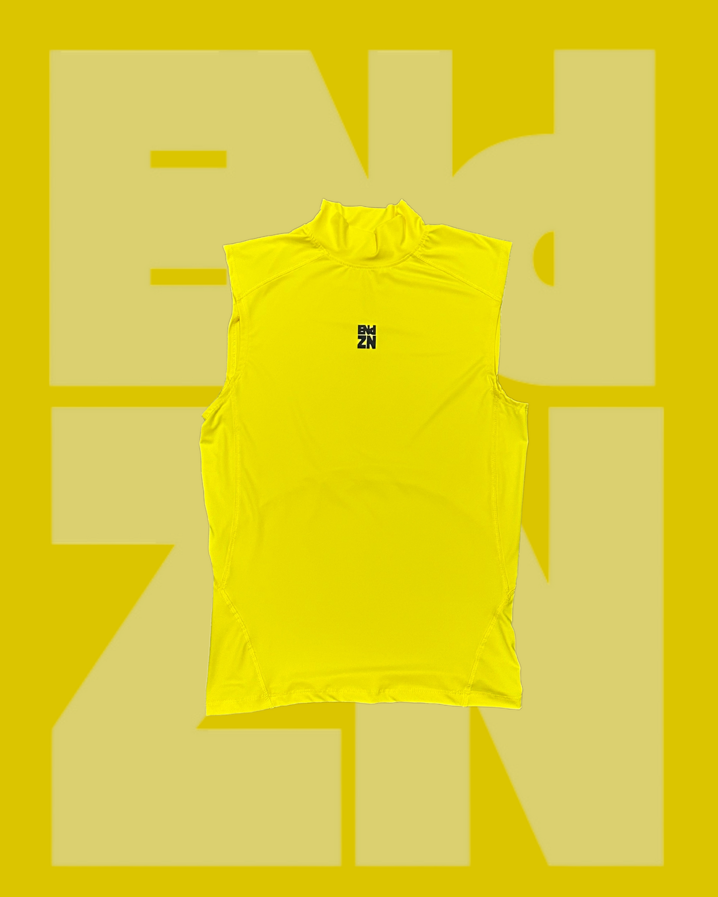 SLEEVELESS TURTLENECK - YELLOW