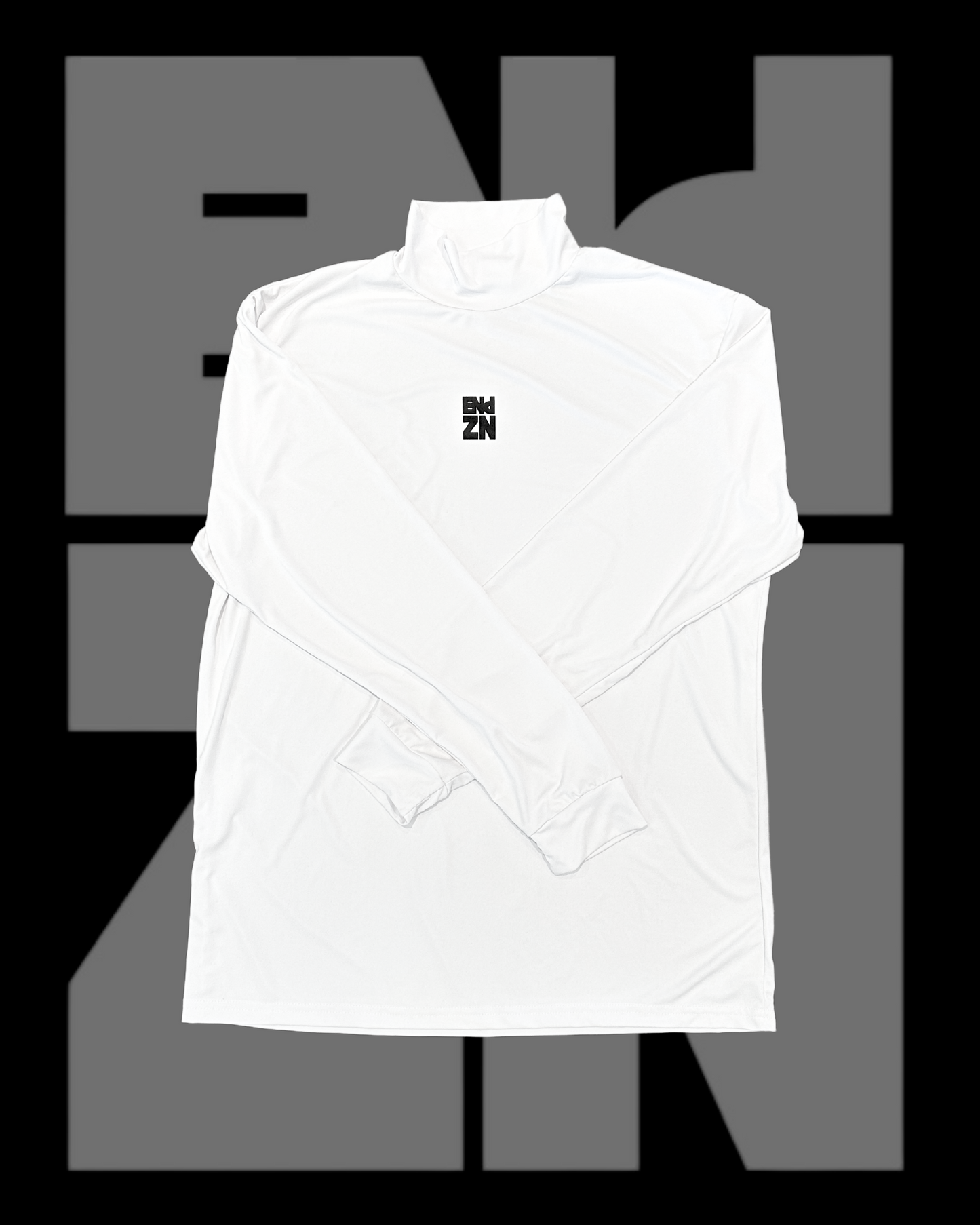 BAGGY LONGSLEEVE TURTLENECK - WHITE
