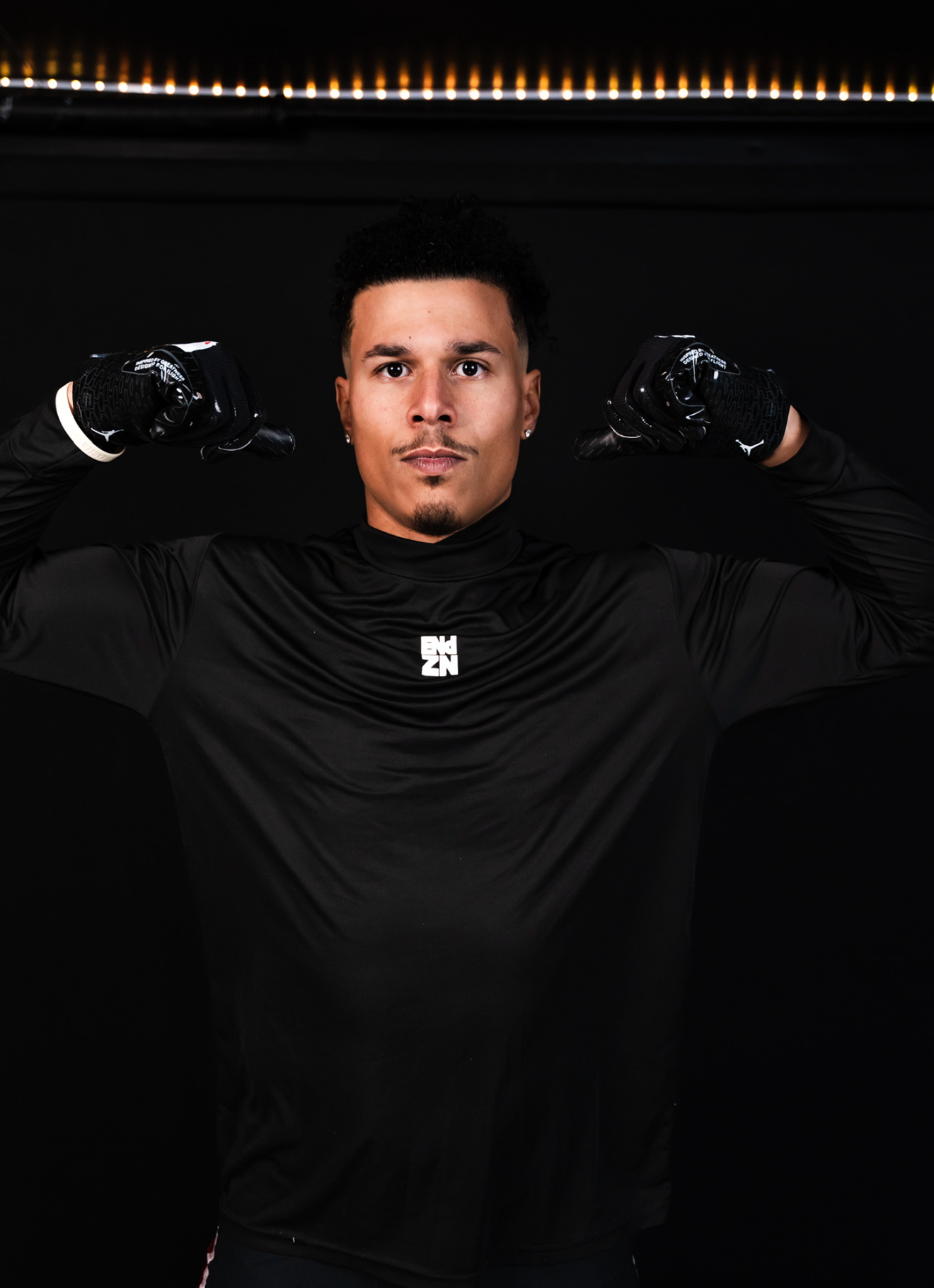 BAGGY LONGSLEEVE TURTLENECK - BLACK