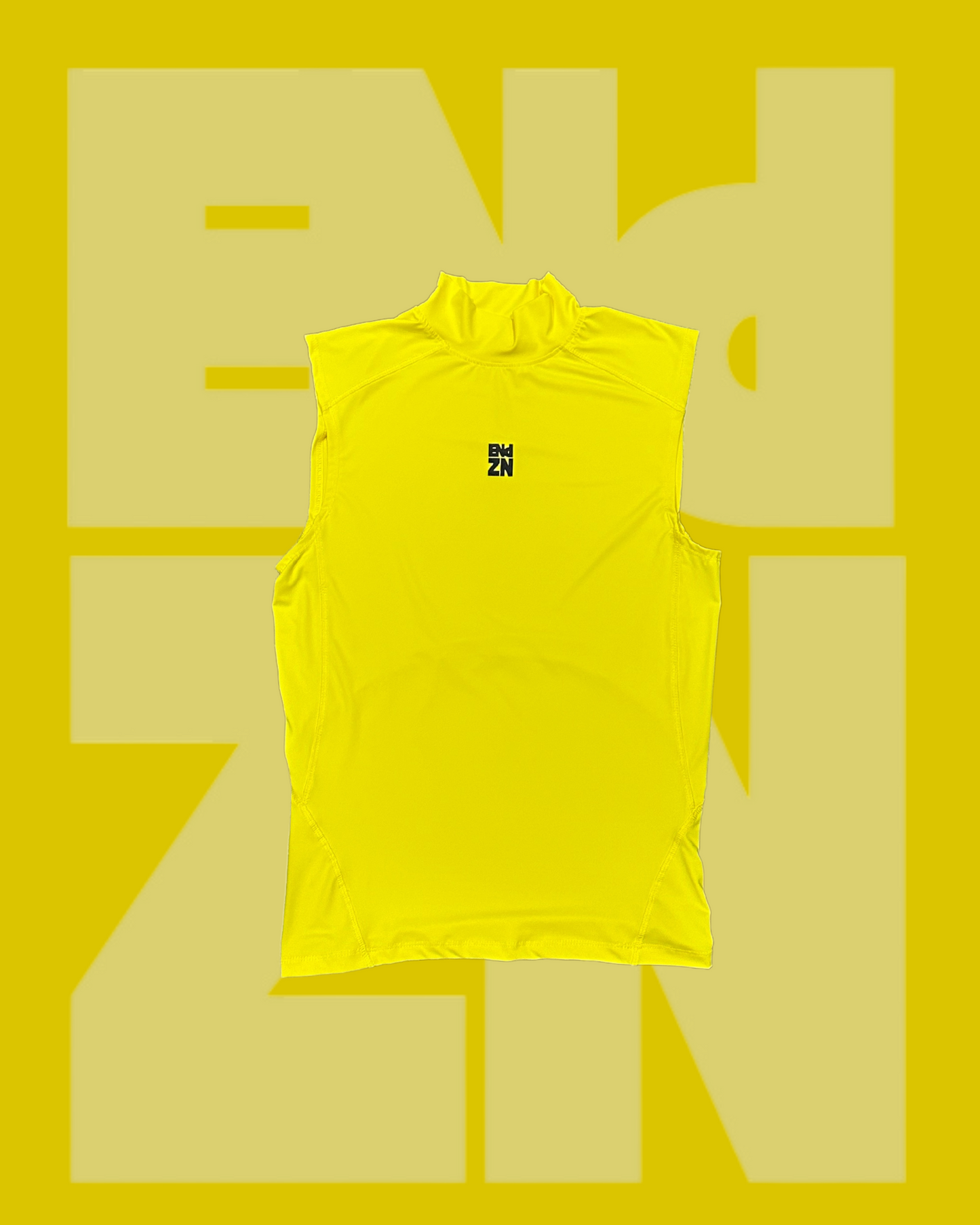 Sleeveless Turtleneck - Yellow