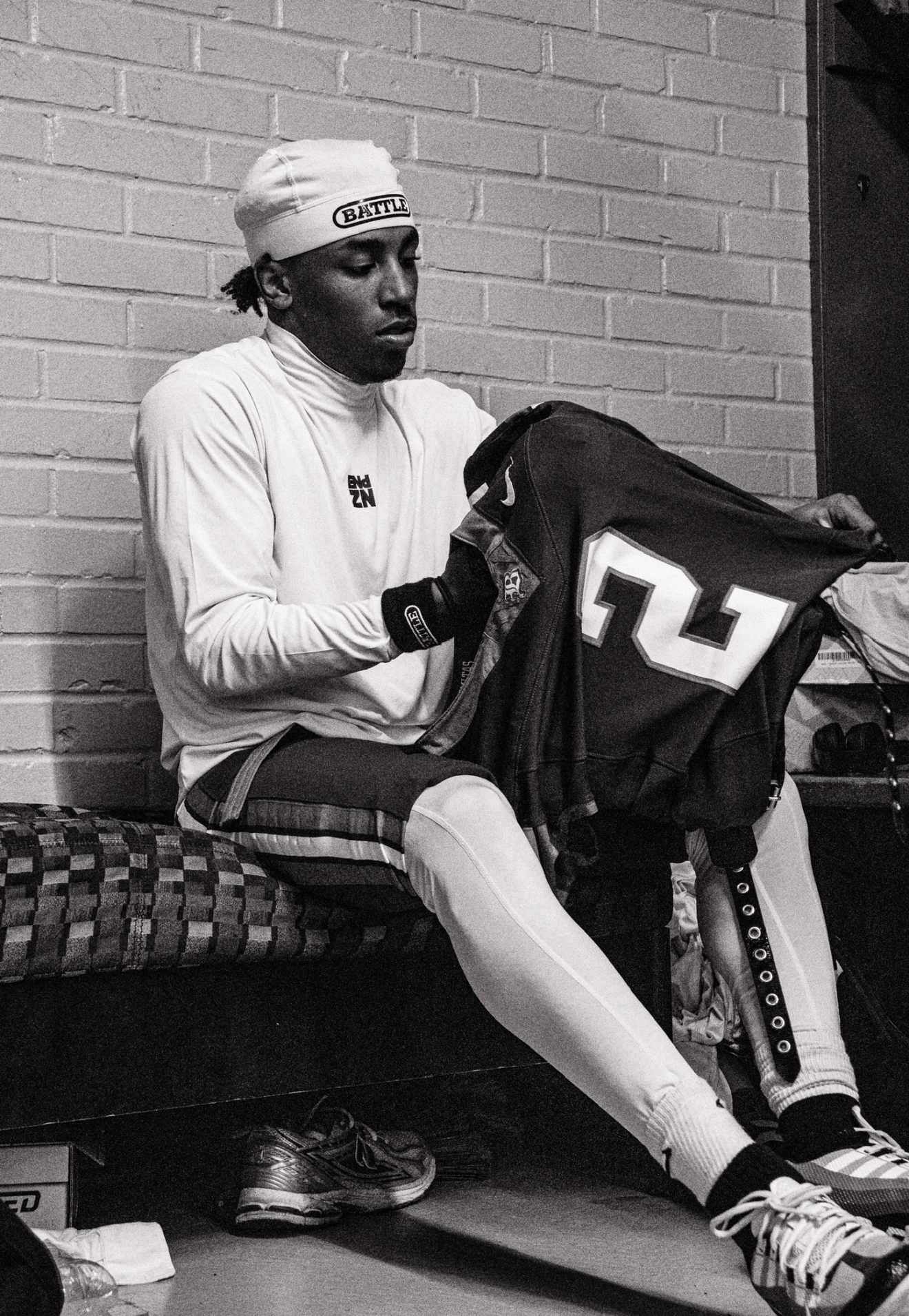 BAGGY LONGSLEEVE TURTLENECK - WHITE
